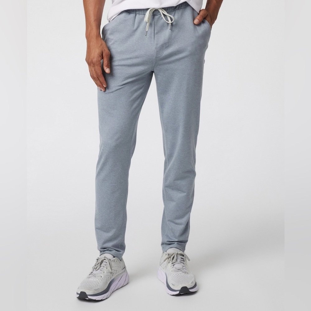 Vuori Men's Ponto Performance Pants Steel Heather Size Medium